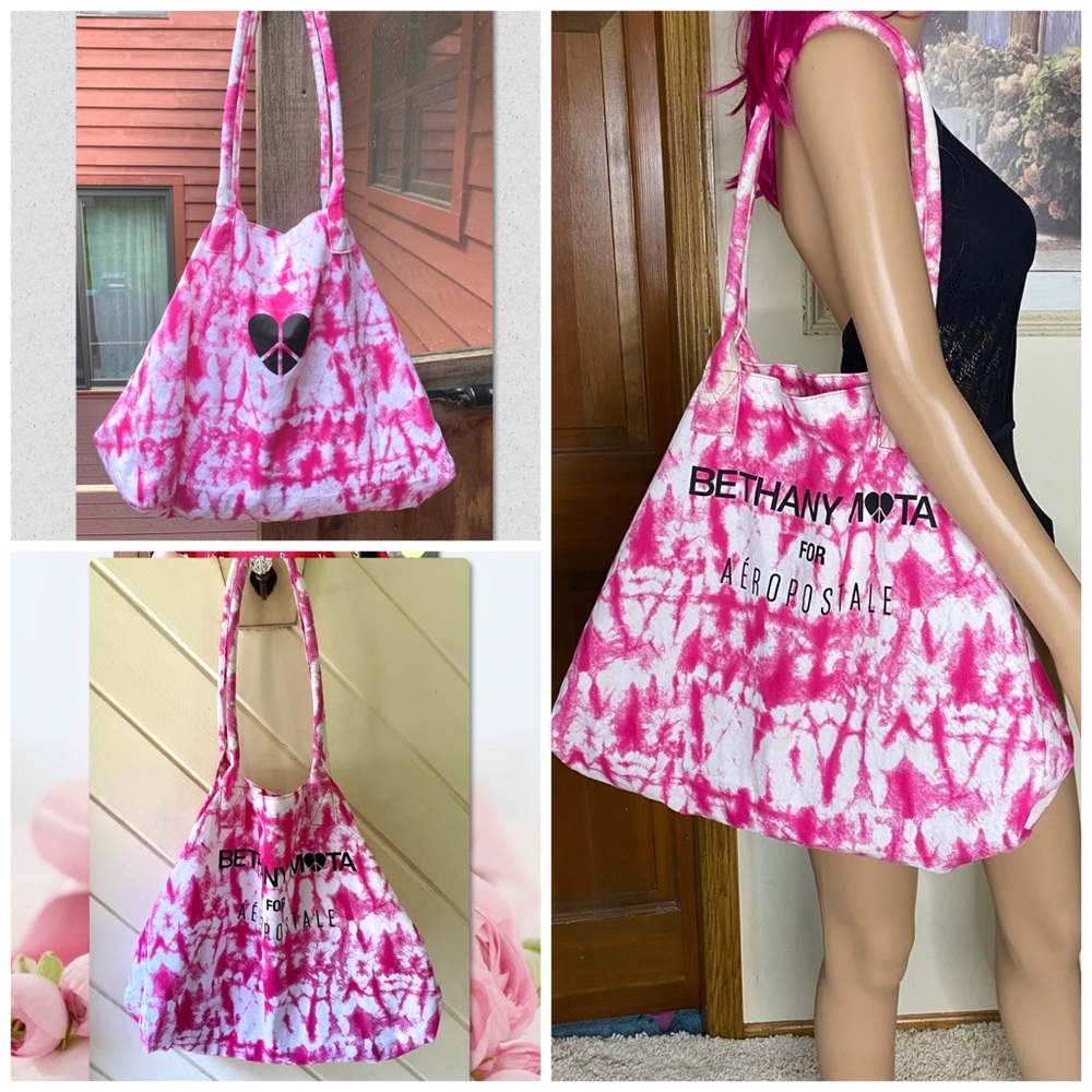 BETHANY MOTA FOR AEROPOSTALE TIE DYE TOTE BAG NWOT - Picture 3 of 8